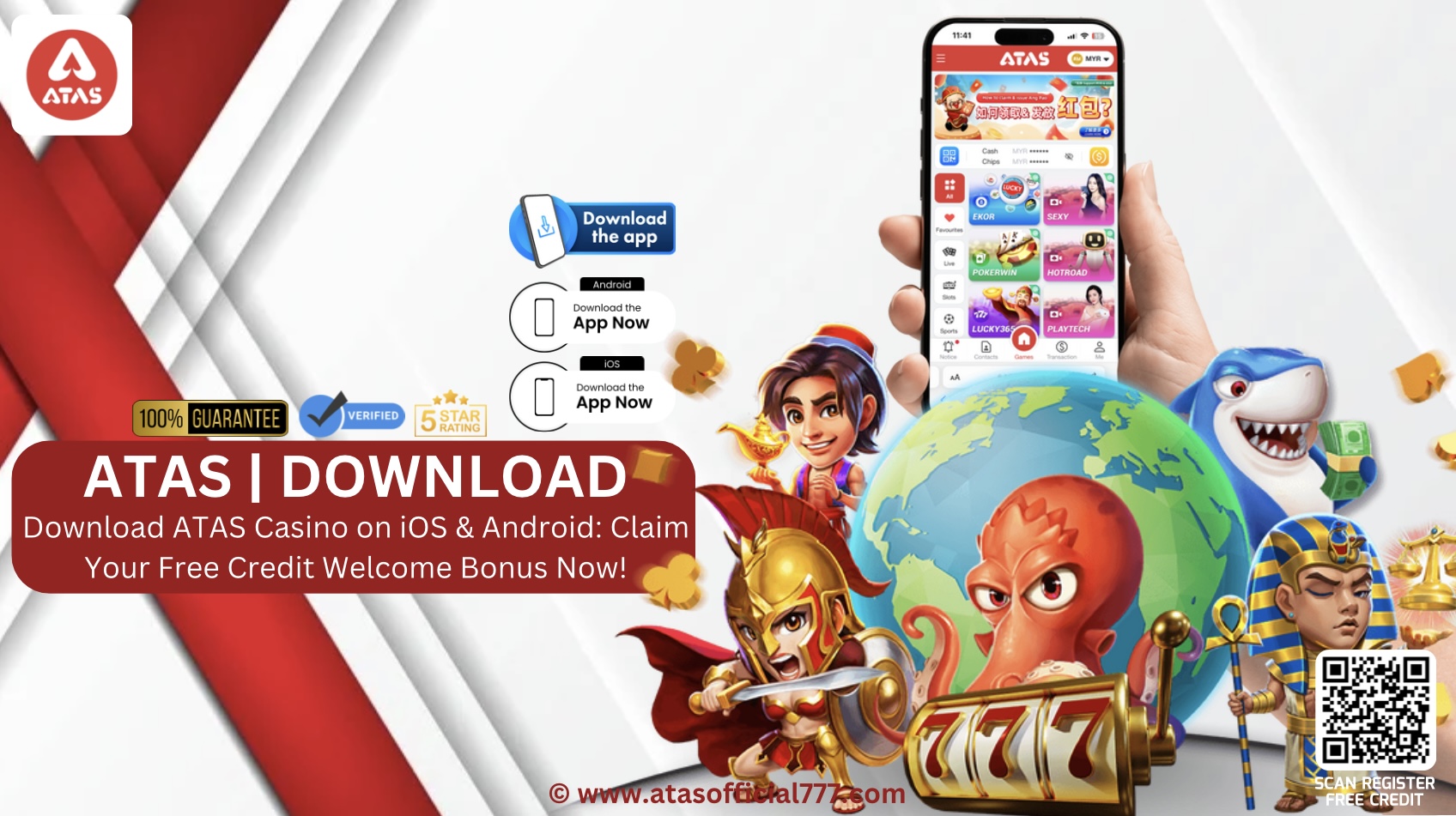 ATAS | Atas Official | Atas Banner | Atas Download | Atas free credit