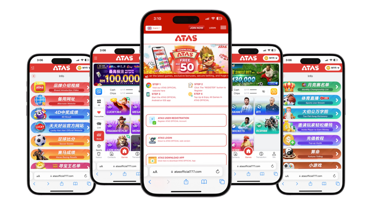 ATAS | Atas Official | Atas Official Banner | Atas Customer Services